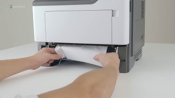 Lexmark M3250 - Clearing paper jam in the duplex unit