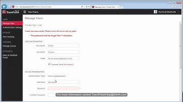 Managing Users and Permissions in TeamPulse
