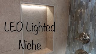 How to make a Lighted LED Tile Niche
