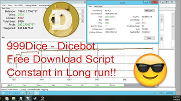 999Dice trick - script 2019 - สูตร999Dice บอททำกำไร - Free Download - Dicebot
