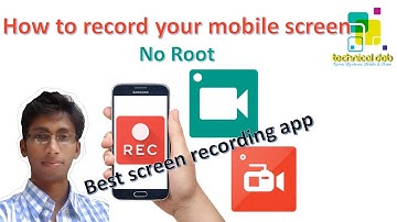 How to record your mobile screen (Hindi) | No Root | Best screen recording app