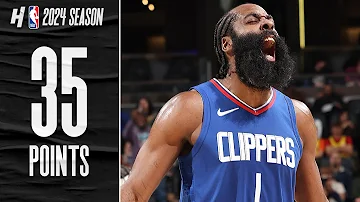 James Harden PUT ON A SHOW in Indiana with 35 Points 🔥