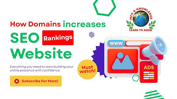How Domain Names Improve SEO Rankings | Domain Authority, Age & Keywords Explained