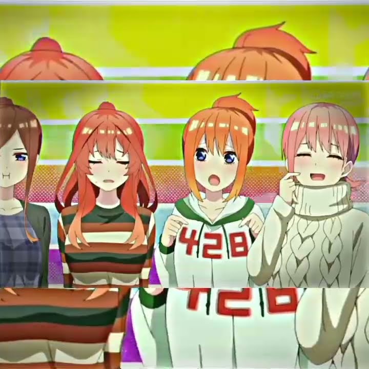Kawai semua 😊 #nakanoitsuki #nakanomiku #nakanoyotsuba #nakanosisters #nakanonino #nakanoichika