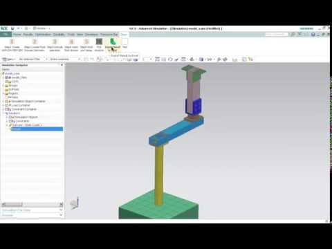 NX CAE using NX Open - To automatically export CAE result to Excel