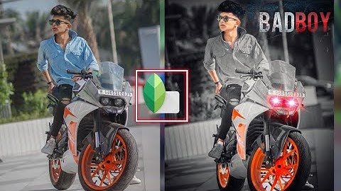 SNAPSEED NEW MOODY DARK TONE EFFECT ⚫ BIKE PHOTO EDITING TUTORIAL 💞 EDITED BY KERALA MODELS