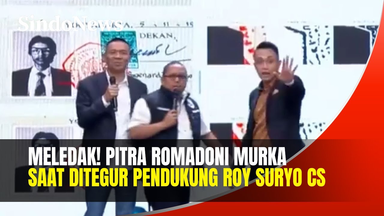 Meledak! Pitra Romadoni Tak Terima Ditegur Pendukung Roy Suryo CS | Rakyat Bersuara