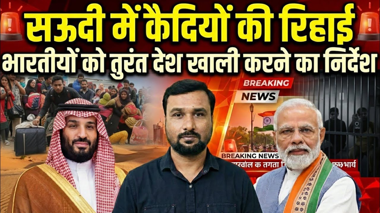 Saudi Ka Bada Faisla 😲 Jail Se Rihai Aur Indians Ko Watan Lautne Ka Nirdesh! 😱 Travel Guru Masood 