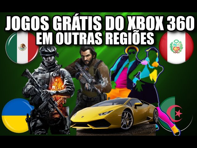 Jogos GRÁTIS Xbox 360 em Outras Regiões + TUTORIAL Criando Conta e Add ao  Console 