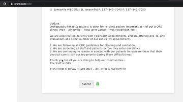 Remote Patient Referral Form Video for Providers