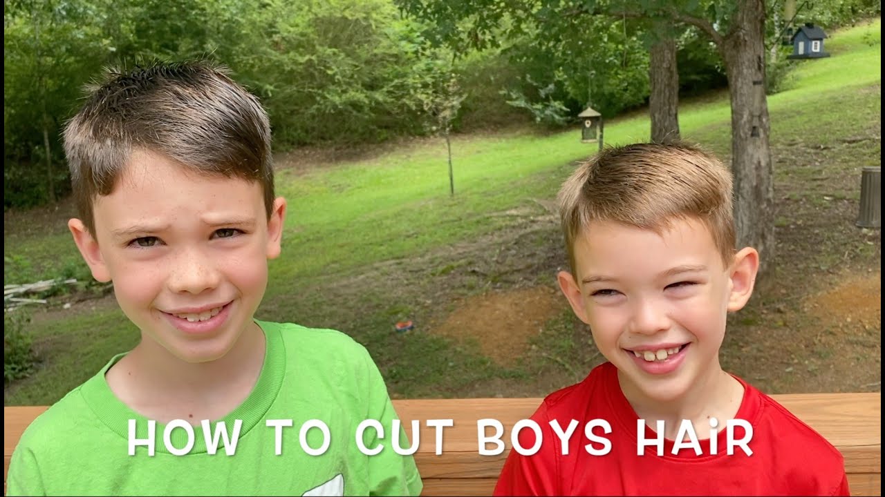 How to Cut Boys Hair At Home (it's easier than you think!) YouTube