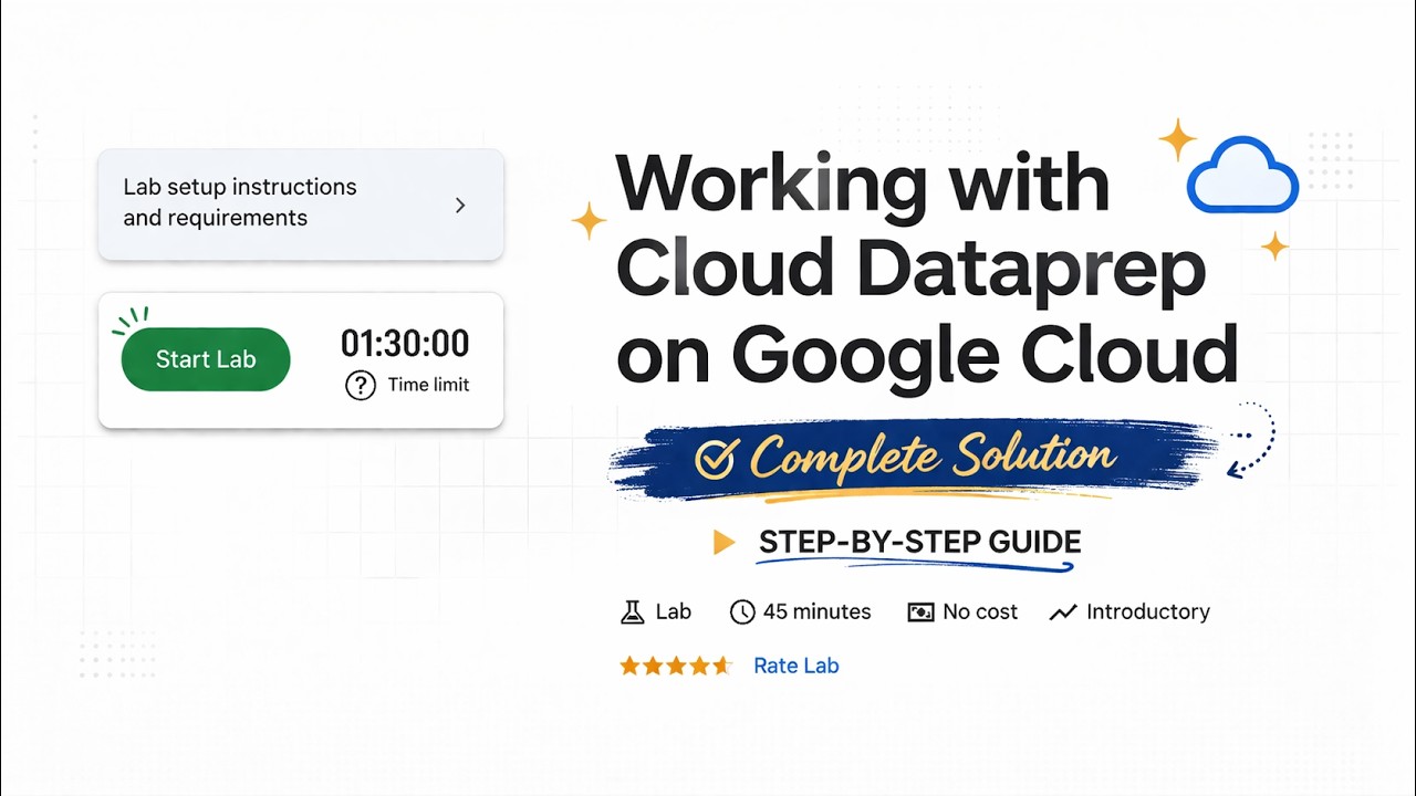 Working with Cloud Dataprep on Google Cloud | GSP050 | Google Cloud ...