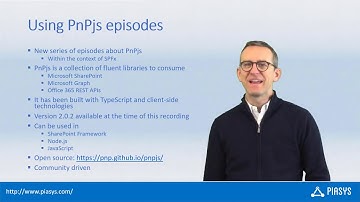 Episode #88 - Using PnPjs with SharePoint Framework – Episode 1