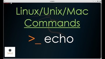 echo command in Unix/Linux