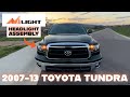 Nilight Headlight Assembly Install 07-13 Toyota Tundra