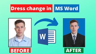 How to change image dress in MS Word tutorial | Tech Drop screenshot 5