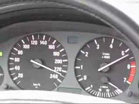 BMW 540 E39 Acceleration 0-155 mph Beschleunigung 0-250 km/h