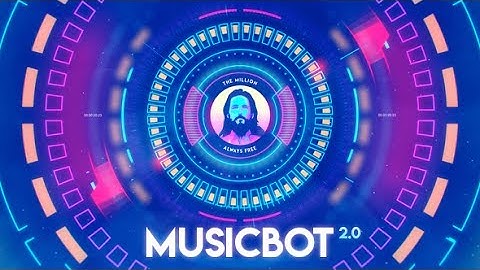Musicbot 2.0 Visualisator and Audio React HUD Background Creator (After Effects Template)
