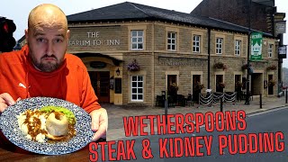 Wetherspoons STEAK & KIDNEY PUDDING  Will it be any good???  Food Review  WETHERSPOONS WEEK Day 2