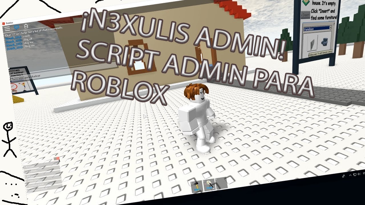 Parchado Otro Script Admin Para Roblox N3xulis - roblox chat commands script