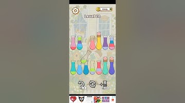 How to complete Drink sort master expert mode Level 20