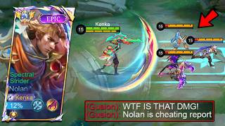 NOLAN NEW 1 HIT BUILD CAN'T BE CAN'T BE THIS ILLEGAL!! TOO MUCH DAMAGE!! 💀 - MLBB