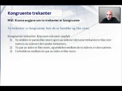 Video: Har ligebenede trekanter to kongruente vinkler?