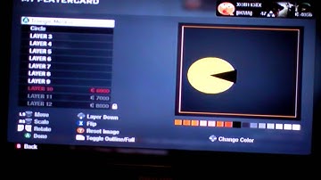 how to make pac man for a playercard