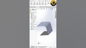 How to give thickness Solidworks surface #btech #automobile #cadsoftware #solidworks