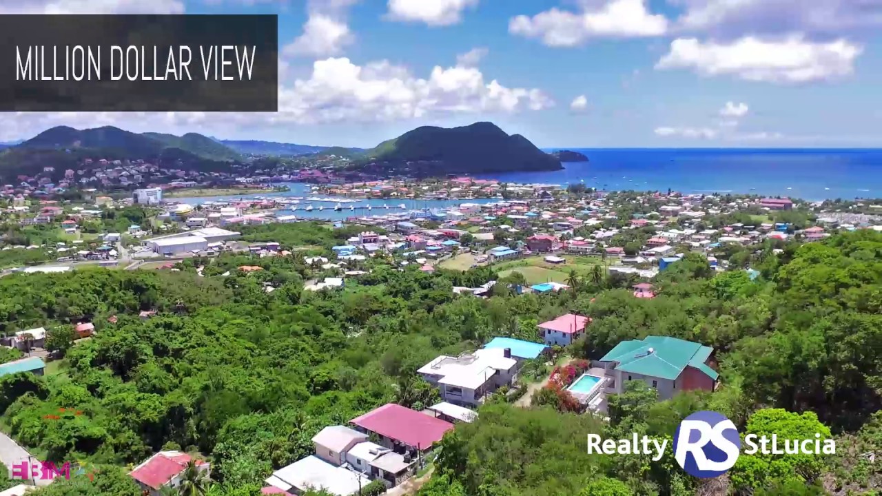 Rodney Bay Land for Sale with a Million dollar Marina View YouTube