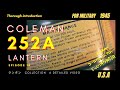 Coleman 252A Lantern【コールマンランタンオタ解説動画】コールマンランタンじっくり観察 Show details collection Restore rebuilt