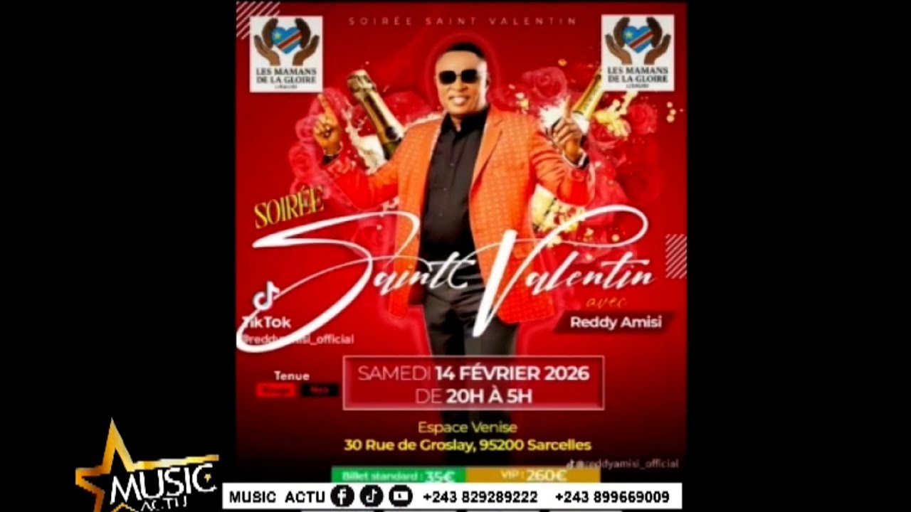 BOOM💥 JOUR J-34 🇫🇷 SOIREE SAINT VALENTIN♥️ AVEC REDDY AMISI | PRODUCTION LES MAMANS DE LA GLOIRE