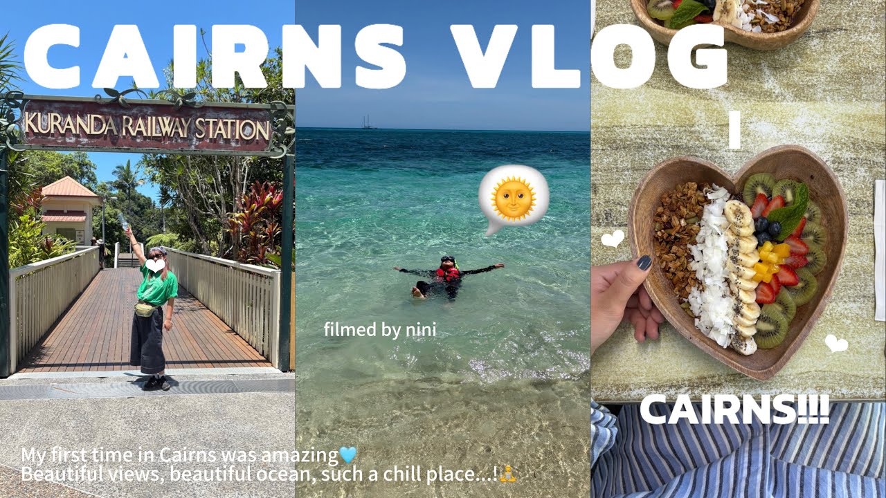 【ケアンズVLOG】初めてのケアンズは最高に自然を感じられて最高におチルな旅でした🩵🧘