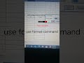 how to increase column width|format Command|Check column size