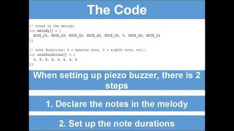 Playing a Melody through a Buzzer (#12 Ultimate Beginner