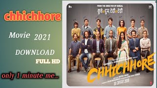 How to download chhichhore movie / chichore movie download/ Sushant best movie