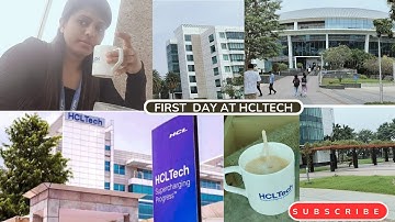 First day at HCLTech |HCL Joining day | HCL welcome kit | HCL chennai office
