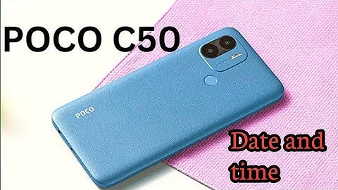 How To Change Date And Time Poco C50, Change Date And Time Setting