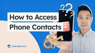 iOS How to Access Contacts and Address Book (Contacts Framework) screenshot 5