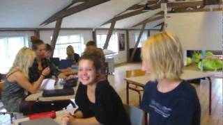 F.E om formiddagen med Sofie og Kristine
