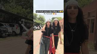 Main character energy💃🏻🔥👀ft. farewell #shorts #vlog #college #masti #collegefarewell #makeup #dance