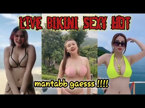 LIVE DI PANTAI SEXY || CEWEK BIKINI LIVE