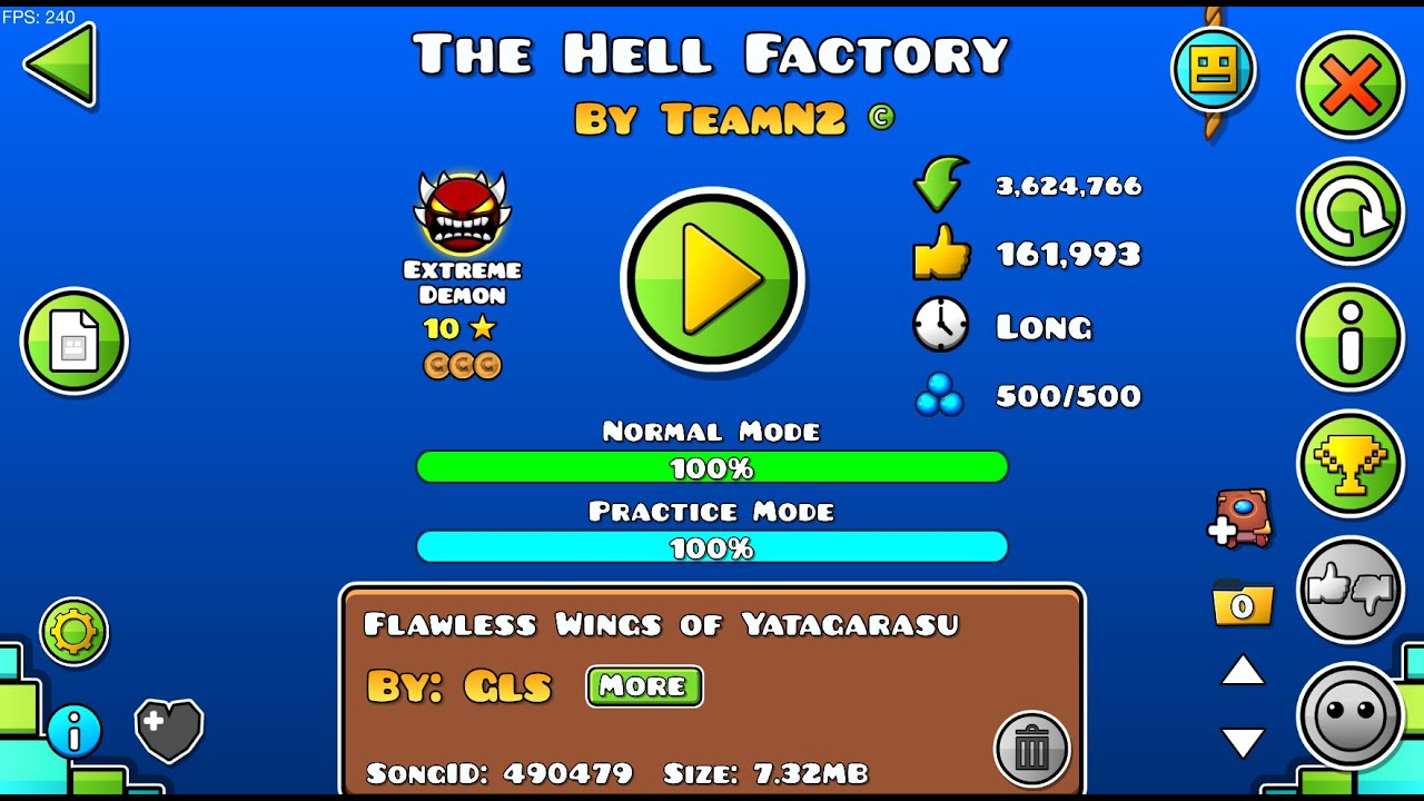 The Hell Factory by TeamN2 (760th Demon) | Geometry Dash - YouTube