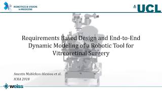 ICRA 2018: Design and dynamic modeling of a robotic tool for vitreoretinal surgery