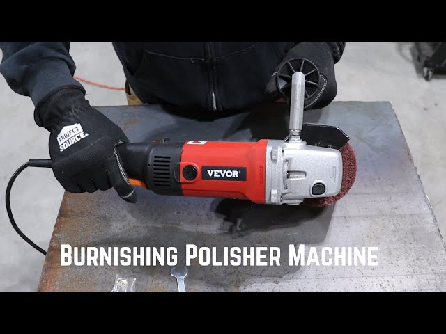 Clean Metal Quickly with the VEVOR Burnishing Polisher Machine