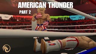 💫AMERICAN THUNDER💫 PART 2 #boxing #roblox #rocky #robloxedit #movie #boxingbeta