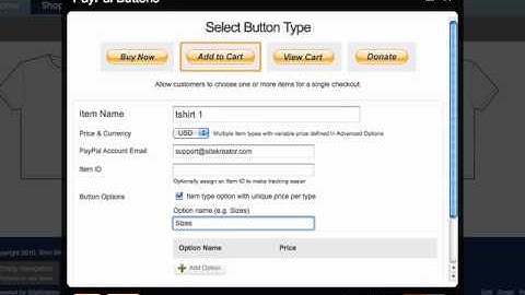 How to: add a PayPal Button to Your SiteKreator Website