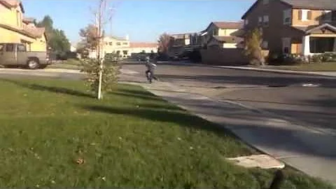 Robert doing triple jumps
