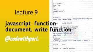 Celebrity document write function  in javascript |lecture 9|web development  course Profile