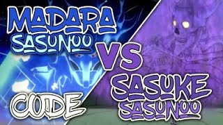 3 Codes Madara Susanoo Vs Sasuke Susanoo Madara S Kg Is To Op Roblox Naruto Rpg Beyond Youtube - roblox beyond tries codes sasukes